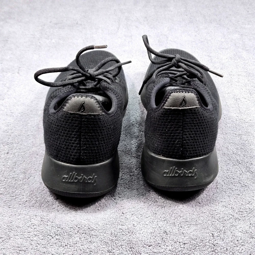 Allbirds Tree Runners Mens‎ Size 11 Black Good Sustainable Mesh Sneakers - Picture 7 of 13